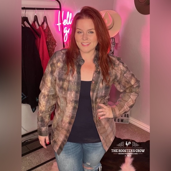 Hunter Flannel Half Galaxy/Half Dipped - Picture 3 of 6